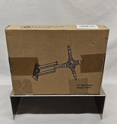 PISF1 Full Motion TV Wall Mount 13"-42"  Flat Curved TV Monitors up to 44 pounds - Image 1 of 3