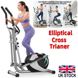 Elliptical Cross Trainer Home Magnetic Machine 8 Level Adjustable Resistance UK - Picture 1 of 13