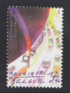 Belgium 2001 MNH Computer, Information Technology, Science from Millennium  - Picture 1 of 1