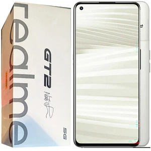 BNIB Realme GT2 Dual-SIM 256GB + 12GB Paper White Factory Unlocked 5G OEM - Afbeelding 1 van 1