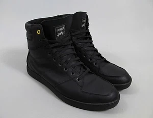 TCX SCR Black Rider 9552W Sneakers Mens Size 9 Leather Motorcycle Riding Shoes - Picture 1 of 11