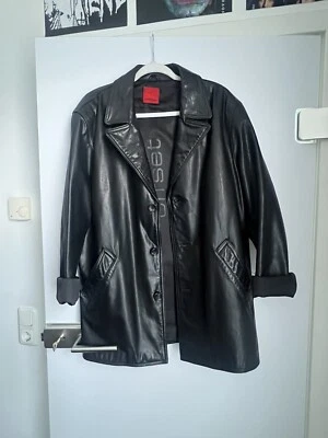 Ledermantel / Lederjacke mittellang, Größe L  - Bild 1 von 3