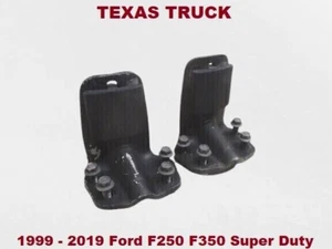 F81A5700CA 99 to 19 Ford F250 F350 Auxiliary 2 Rear Leaf Spring Brackets OEM - Picture 1 of 14