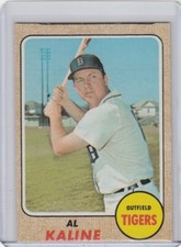 AM: 1968 Topps Baseball Card #240 Al Kaline Detroit Tigers - ExMt o/c