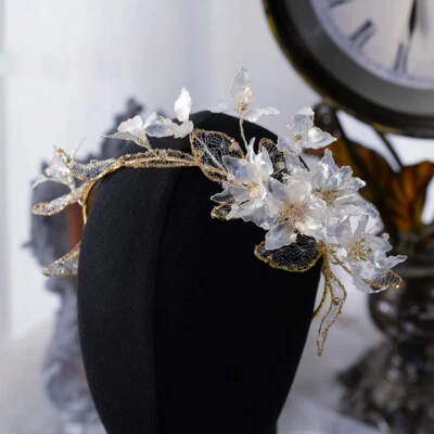 Brides Flower Hairbands Brides Headdress Rhinestone Wedding Hair Accessory - Image 1 of 4