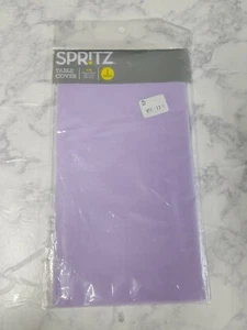 Spritz Table Cover Purple Lilac Lavendar 54 X 108 New NWT Party Home Decor Cute - Picture 1 of 3