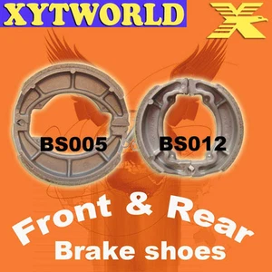 Front Rear Brake Shoes for Suzuki TS125 TS 125 K 1972 - Picture 1 of 1