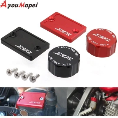 For Honda XR650L 1993-2022 Nice CNC Billet Front Rear Brake Reservoir Cover Cap - Image 1 of 4