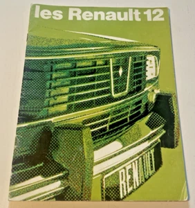 Brochure de Vente  RENAULT 12 dont Gordini - Non Datée  - Etat Correct - Picture 1 of 7