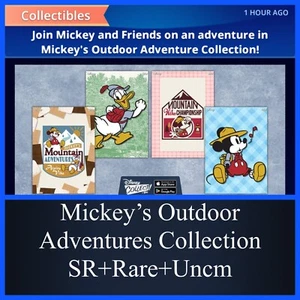 MICKEYS OUTDOOR ADVENTURE COLLECTION SR+RARO+U 102 CARD SET-TOPPS DISNEY COLLECTION - Foto 1 di 1