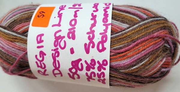 Regia Sock Yarns Assorted Colourways Discontinued 50 grams Single Skein - Image 1 of 1