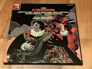 Verdi Il Trovatore KARAJAN LEONTYNE PRICE OBRASZOWA CAPPUCCILLI EMI 3LP BOX MINT - Bild 1 von 4