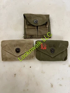 WW2 M1 Carbine 30 Caliber Dated 1952 + 2 First Aid Pouches 1 Is Dated 1945 - Picture 1 of 3