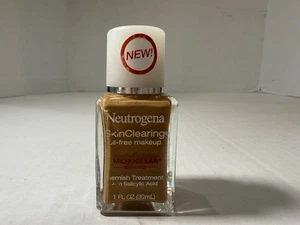 Neutrogena SkinClearing Oil-Free Liquid Makeup Honey Beige 110 W/Salicylic Acid - Picture 1 of 6