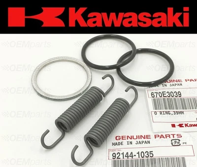 Juego de reparación junta colector escape Kawasaki KDX200, KDX220R, KX125 (1987-2006) Foto 1 de 2