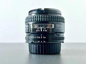 Nikon Nikkor 50mm Fast f1.4 Aperture FX Full Frame Autofocus Prime Lens - Picture 1 of 12