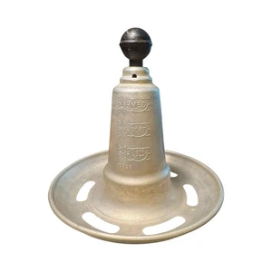 Hervidor de huevos de aluminio vintage, temporizador de huevos silbados, alarma de huevo perilla negra sin probar - Imagen 1 de 7