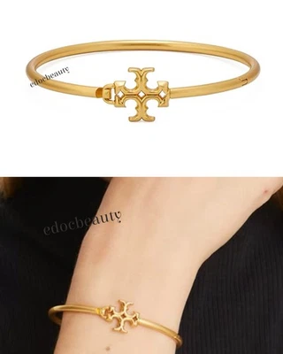 Tory Burch Gold Bracelet TB Logo Accents💛 - Image 1 of 4