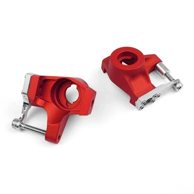Vanquish VS4-10 Aluminum Straight Axle Steering Knuckle Red 2pcs Car #VPS02904 - Image 1 of 2