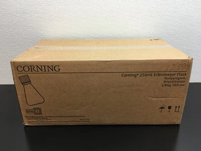 Corning Ref 431144 Polycarbonate 250mL Erlenmeyer Flask with Vent Cap Case - Image 1 of 4