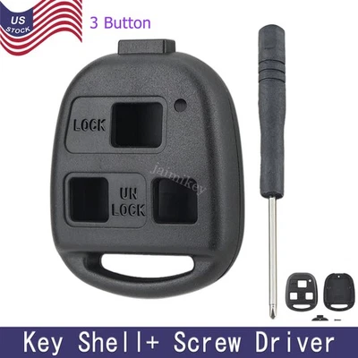 Replacement For 2008-2014 Toyota FJ Cruiser Lexus Remote Key Fob Shell Case 3B Foto 1 de 4