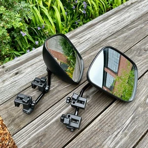 Milenco Grand Aero 3 Flat Towing Mirrors Pair Two Excellent Condition 04-6161 - Picture 1 of 9