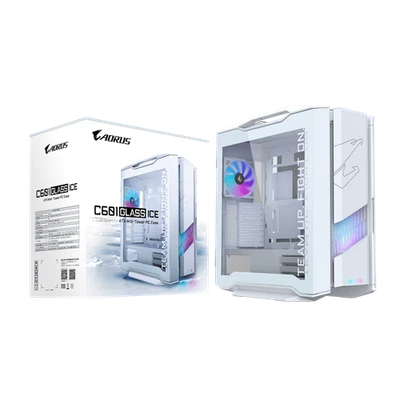 Gigabyte Mechanical Carving AC601G ICE Gaming Case - Image 1 of 4