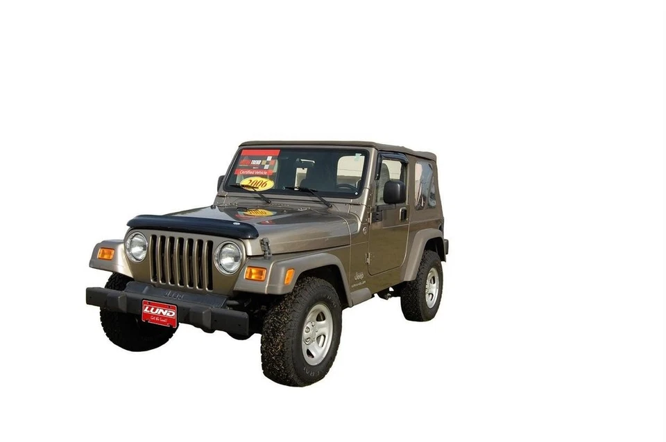 Auto Ventshade (AVS) Side Window Deflector - Fits 1997-2006 Jeep Wrangler Ventvi Foto 1 de 4