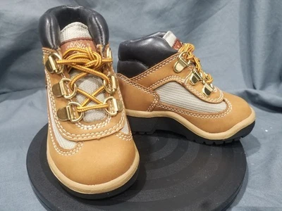 Timberland Bota de Campo para Niños Pequeños Mid Wheat Nubuck Premium Negra Talla 5 NUEVA SIN CAJA Foto 1 de 4