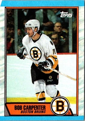 1989 Topps Bob Carpenter #167 Boston Bruins Hockey Card - Image 1 of 2