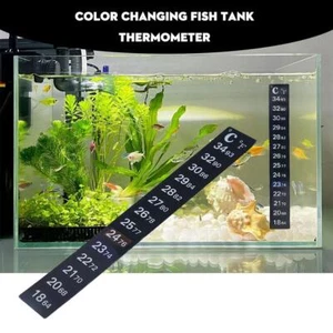 Color Changing Fish Tank Thermometer Aquarium Thermometer Sticker✨y F8Z0 D T1K6 - Picture 1 of 13