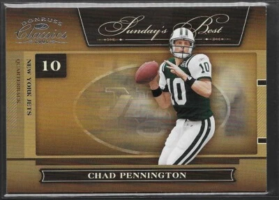 2006 Donruss Classics Sunday's Best Silver #11 Chad Pennington #'d/250 - Image 1 of 2