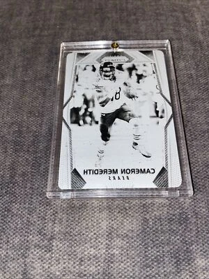 Cameron Meredith Black Printing Plate 1/1 2018 #50 Plates And Patches 2017 Prizm - Image 1 of 2