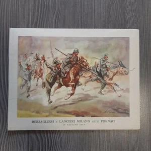 Kalender Bersaglieri Und Lanzenreiter Mailand Alle Fornaci - 18 Juni 1918 - Picture 1 of 3