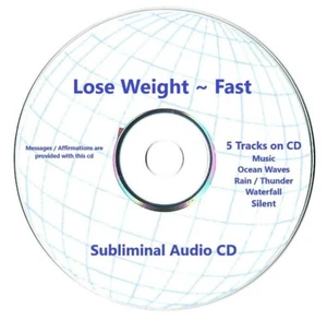 Lose Weight ~ Fast Subliminal 5 Tracks CD - Imagen 1 de 1