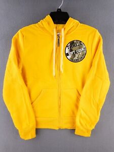 Thrill Fleece Collection Hoodie + Pants 2-Piece Mens Large Yellow Tracksuit NWT