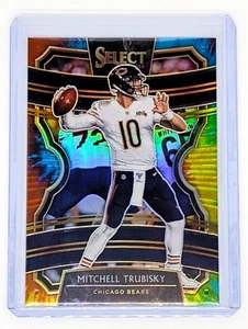 2019 Panini Select Tie-Dye Prizm #14 Mitchell Trubisky /25 Chicago Bears - Picture 1 of 2