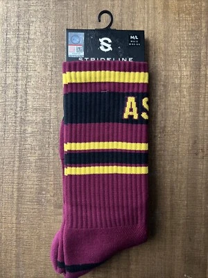 Arizona State Strideline Premium Maroon Crew Sock - NCAA - M(8-12) W(9.5-13.5) - Image 1 of 4
