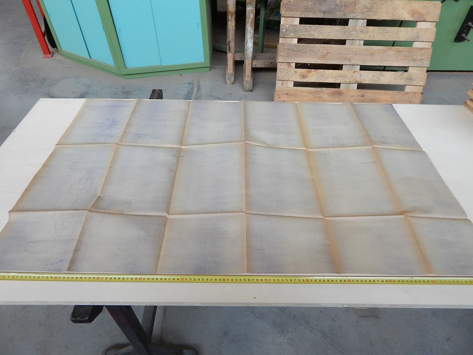 DISEGNO TECNICO FIAT - STUDIO VARIANTE OPT SU 1100 ELR - Immagine 1 di 1