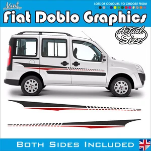 FIAT Doblo Micro CAMPER Berlingo Mini furgoneta Autocaravana CALCOMANÍAS GRÁFICAS GRATIS P&P 045 - Imagen 1 de 4