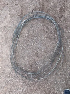 RARE 84' roll COIL Antique BRINKERHOFF SABER KNIFE Barb BARBED WIRE pat 1879 - Picture 1 of 5