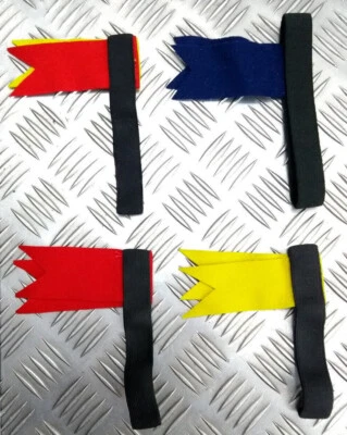 Scout Garter Tabs Various Colours Genuine British Vintage Military 1960s - NEW