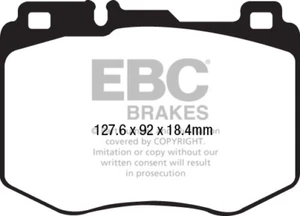 EBC Yellowstuff Front Pad für Mercedes E Klasse Cabrio A238 E220 TD 4Matic Sport Pk - Bild 1 von 1