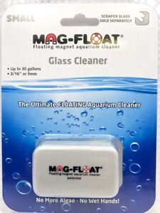 Mag-Float Ultimate Floating Magnet Aquarium Glass Cleaner Small Up To 30 Gallons