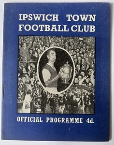 Ipswich Town (Champions) v Manchester City 11th September 1961 - Picture 1 of 3