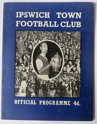 Ipswich Town (Champions) v Manchester City 11th September 1961 - Image 1 of 3