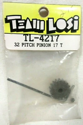 Team Losi - 32 Pitch 17 Tooth Pinion Gear - TL-4217 - RC Parts & Accessories - Image 1 of 2
