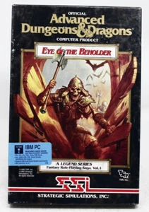 IBM Advanced Dungeons & Dragons Eye of the Beholder PC Game 5.25” 1991 - Picture 1 of 9
