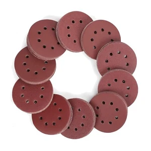 125mm Schleifscheiben Klett 150 Stück - 9 Körnungen für Holz, Metall und mehr - Bild 1 von 2