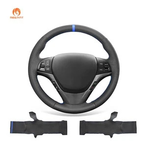MEWANT Stitch PU Leather Steering Wheel Wrap for Hyundai Genesis Coupe 2010-2016 - Picture 1 of 8